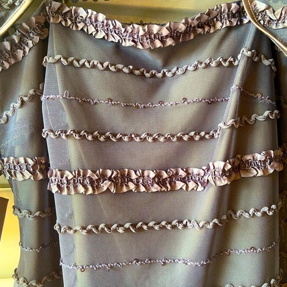 JS Collections gray cocktail dress. Size 8. - Picture 6 of 8